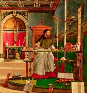 Vision de Saint Augustin, 1502-08 (détail)